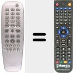 Replacement remote control for REMCON498