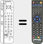 Replacement remote control for EUR511270