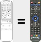 Replacement remote control for REMCON661
