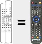 Replacement remote control for REMCON112