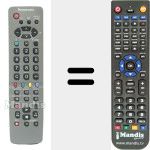 Replacement remote control for EUR511310