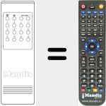 Replacement remote control for RC44