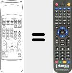 Replacement remote control for RC51331