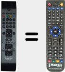 Replacement remote control for LCDTV32111 (20543815)