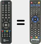 Replacement remote control for TS ULTRA 4K