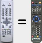 Replacement remote control for R49C05