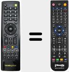 Replacement remote control for REMCON961