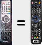 Replacement remote control for PLK1668