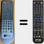 Replacement remote control for ALY-19CB