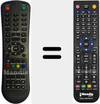 Replacement remote control for CELED215HD
