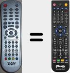 Replacement remote control for DGM001