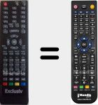 Replacement remote control for EX22DTVDVD2