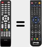 Replacement remote control for 315DLEDUSB-559