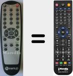 Replacement remote control for LXHU