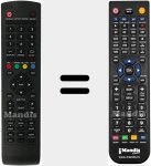 Replacement remote control for ND32N2200H