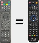 Replacement remote control for PFLED32SMARTHK