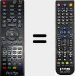 Replacement remote control for Prestige-remcon001