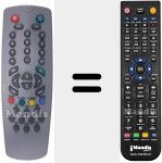 Replacement remote control for RC1940 (20084218)