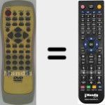 Replacement remote control for REMCON514