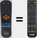 Replacement remote control for SPM1000