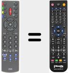 Replacement remote control for 2500 (S040030040)