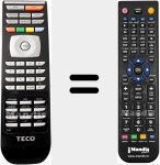 Replacement remote control for 84B