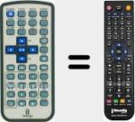 Replacement remote control for SCREENPLAY PRO HD