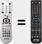 Replacement remote control for 252606521