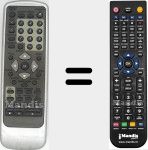 Replacement remote control for BF9000X