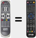 Replacement remote control for REMCON210