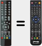 Replacement remote control for LD9200