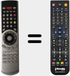 Replacement remote control for IP 9000 HD