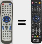 Replacement remote control for REMCON193