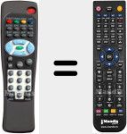 Replacement remote control for REMCON1410