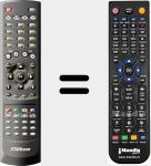 Replacement remote control for STARCOM9945HD