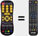 Replacement remote control for 145075
