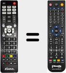 Replacement remote control for Pure