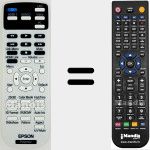 Replacement remote control for 1602805
