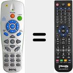 Replacement remote control for SP840