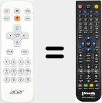 Replacement remote control for MCJMV11007