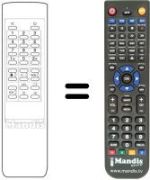 Replacement remote control GMG CTV 137