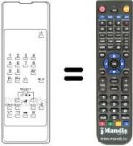 Replacement remote control REMCON256