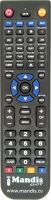 Télécommande équivalente Humax 5700