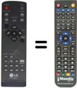 Télécommande équivalente 6710CMAQ05P