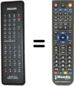Télécommande équivalente Philips 26CS3385-02Z