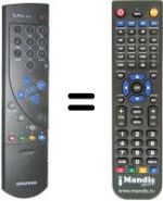 Télécommande équivalente Grundig SE8270 DOLBY