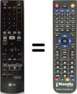 Replacement remote control LG AKB72197601