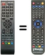 Replacement remote control Quadro QUA001