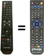 Télécommande équivalente Samsung AH59-01867J