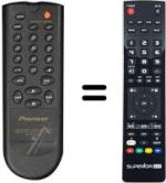 Télécommande équivalente Pioneer PD-S507